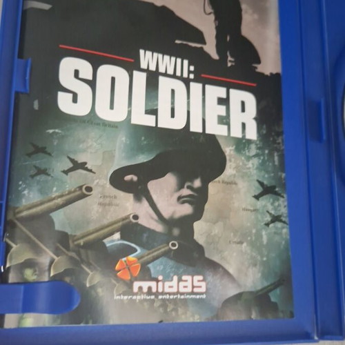 WWII: Soldier PlayStation 2 game like new