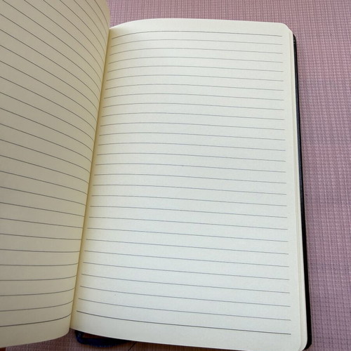 Lined notebook