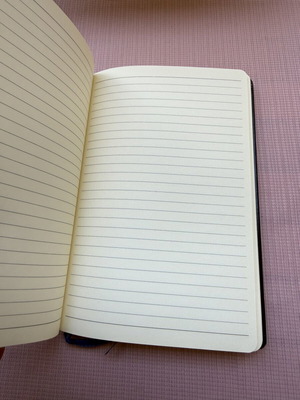 Lined notebook