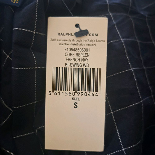 Polo Ralph Lauren men's jacket new, dark blue