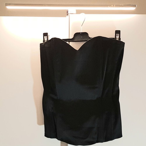 Silk corset black Small like new, Designed By Nikos