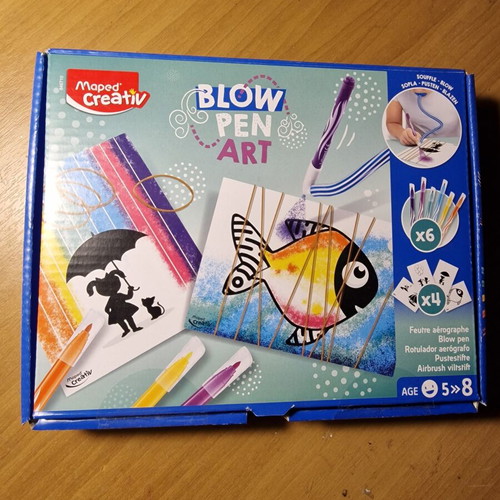 Maped children's airbrush set used