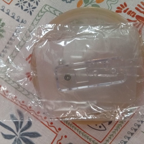 Transparent Adhesive Wall Hook with Metal Ring