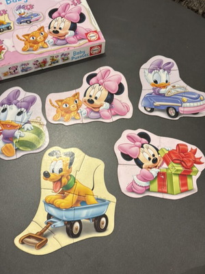 Σετ 5 παζλ Disney για μωρά 2 ετών μεταχειρισμένο, μουτζουρωμένο κουτί