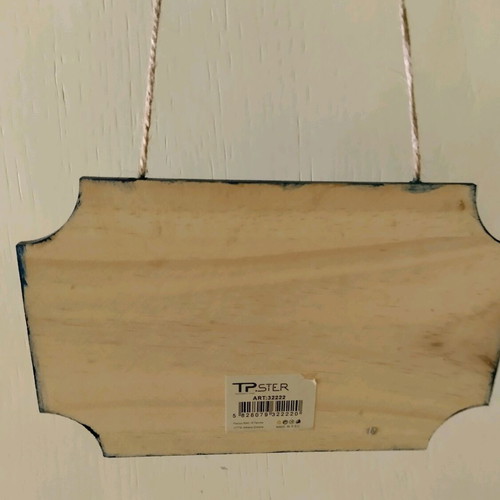 Wooden hanging frame Meow-morning painting new 13×20 cm