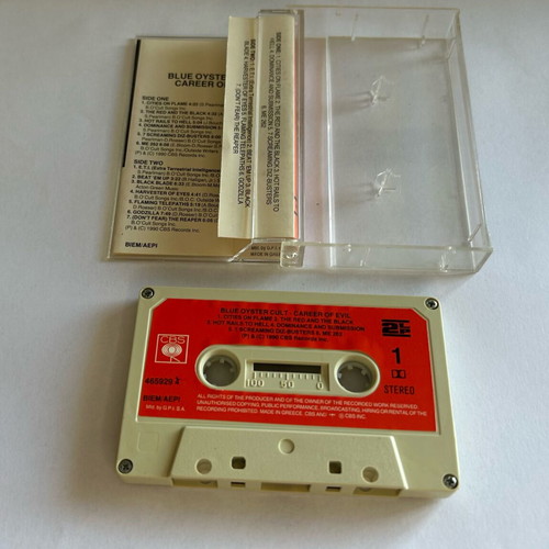 Blue Oyster Cult Career Of Evil (The Metal Years) cassette used