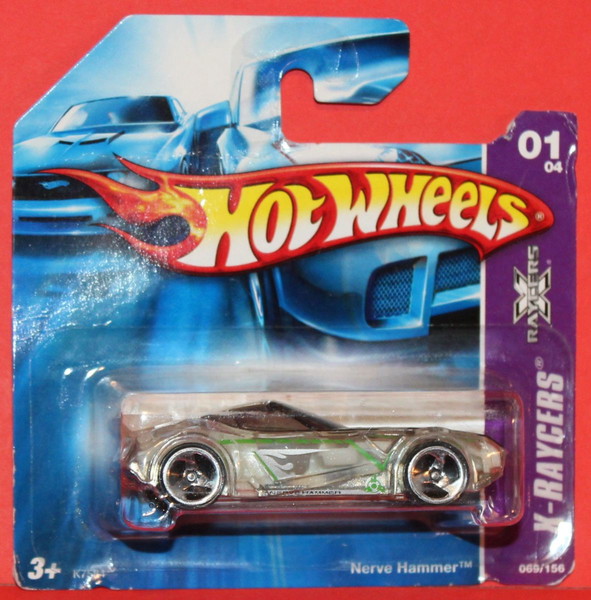Hot Wheels (Made in Malaysia) X-Raycers Nerve Hammer Μεταλλική μινιατούρα Κλίμακα 1:64 Καινούργιο Τιμή 5 ευρώ