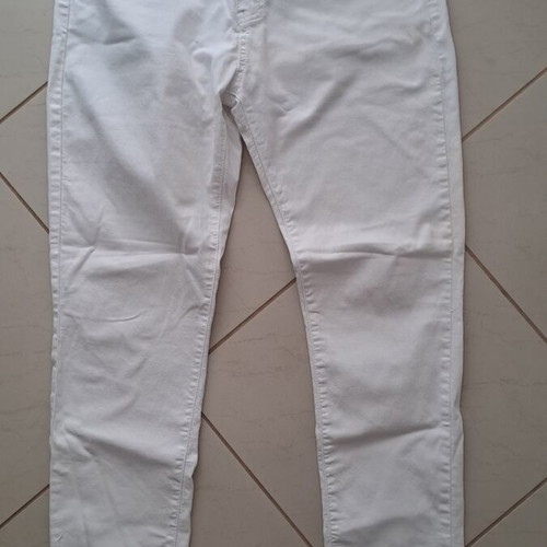 White elastic jeans Fionina Jeans like new, size 6XL