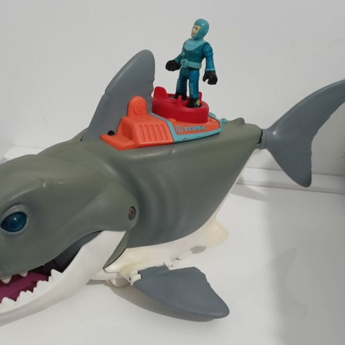 Fisher Price shark with diver used