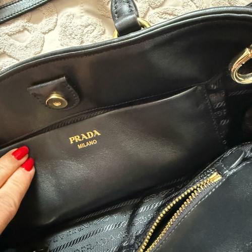 Τσάντα Prada χιαστί μαύρη καινούργια