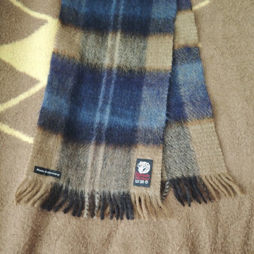 Vintage Mohair & Shetland wool scarf made in Germany