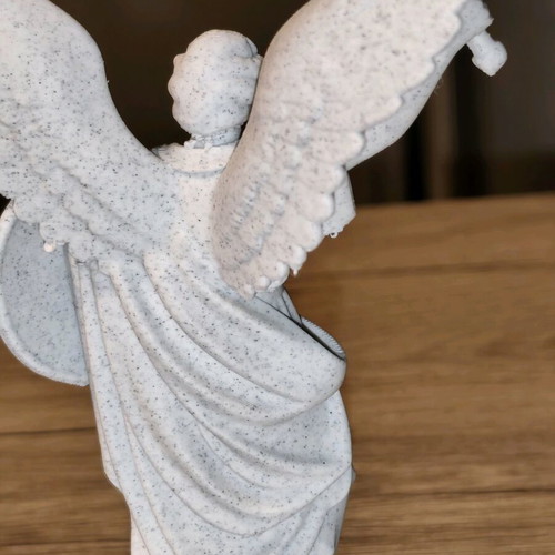 3D Printed Archangel Michael Statue New with Marble Look