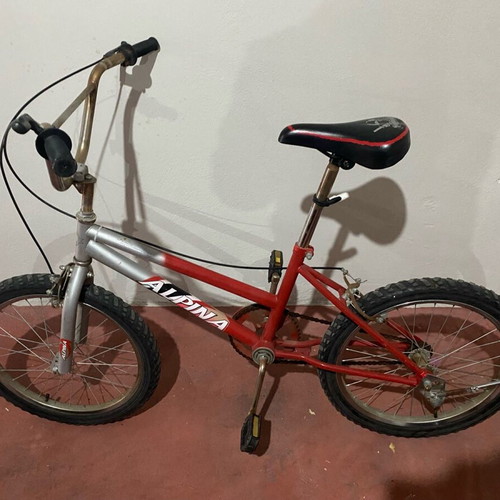 Alpine vintage BMX used with brakes and tires fully functional
