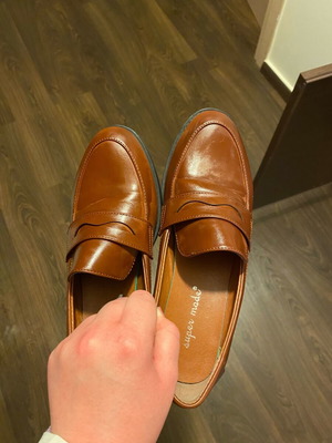 Παπούτσια Piazza Shoes σαν καινούργια, μέγεθος 40, μαύρο και καφέ