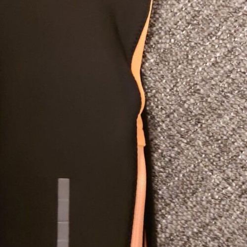 Adidas Climacool leggings Small like new, black and orange
