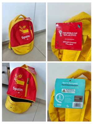 Backpack Mundial 2022 with Shoe Compartment New Authentic