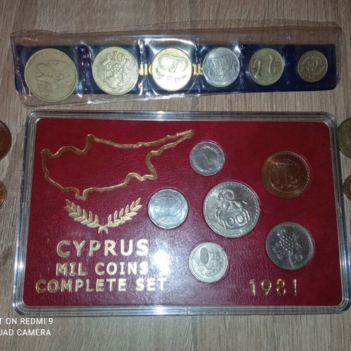 Διάφορα Κυπριακά Νομίσματα σαν καινούργια