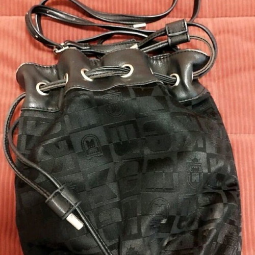 Kem crossbody bag used in black color with logo