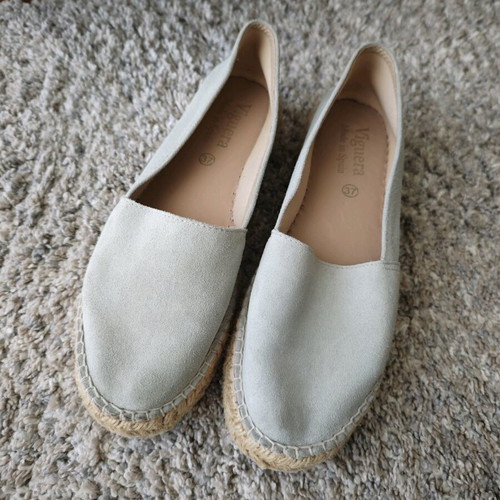 Viguera espadrilles like new, gray, size 37