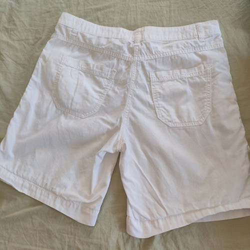 White M&S cotton shorts size UK10/38 like new