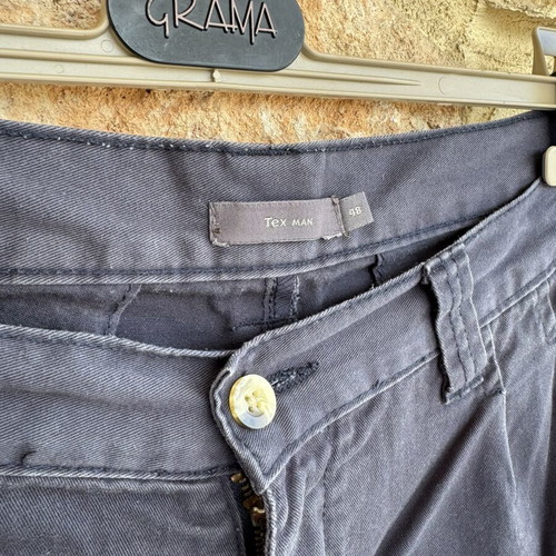 Men's Bermuda shorts used, navy chino size XXL