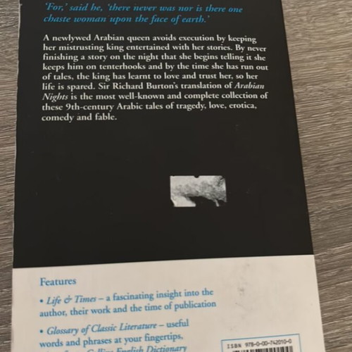 Arabian Nights book used, English