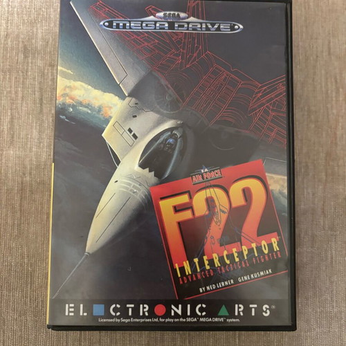 F22 Interceptor SEGA Mega Drive used, complete