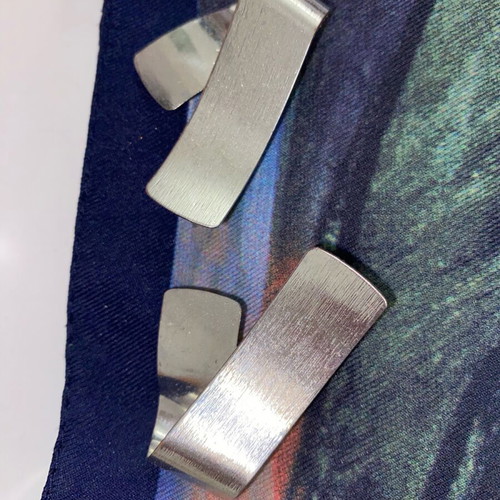 Women's earrings like new, silver