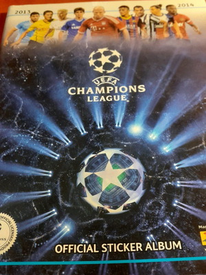 Άλμπουμ Champions League 2013-14 από Panini καινούργιο χωρίς αυτοκόλλητα