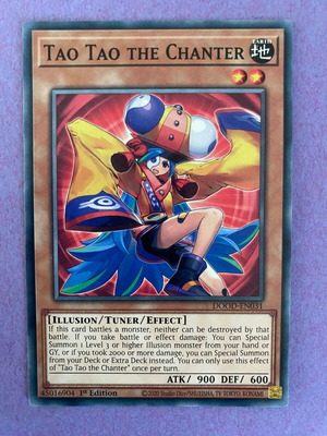 Tao Tao the Chanter Yu-Gi-Oh card like new