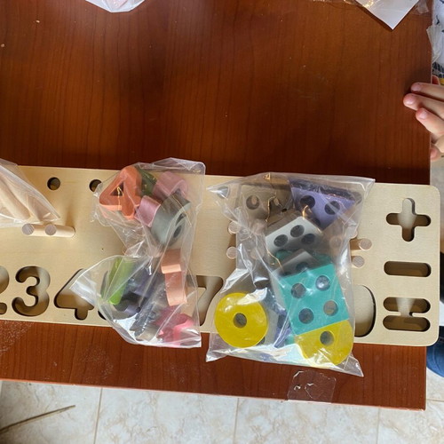 Inset toys numbers and shapes new, for children 2+ years
