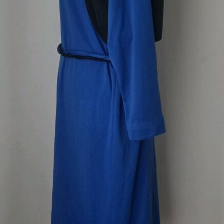 Vintage dress used, blue, size 40, 1980s