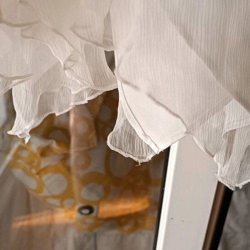 Monsoon white dress like new for girl 12-13 years old