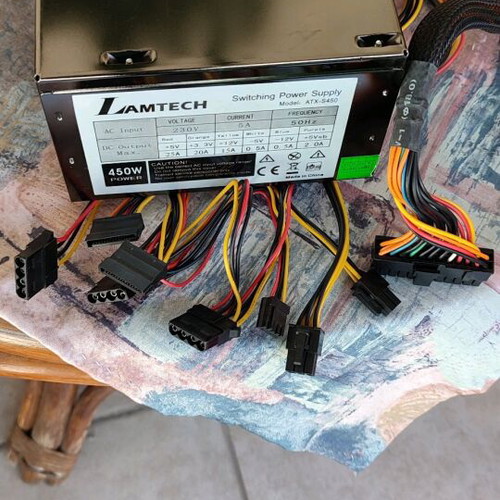 Lamtech power supply 450w used, functional