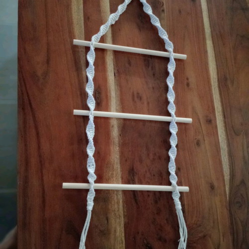 Macrame hanger handmade 66 cm length