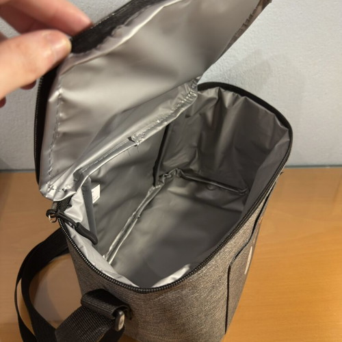 Cooling Bag gray with adjustable strap, new