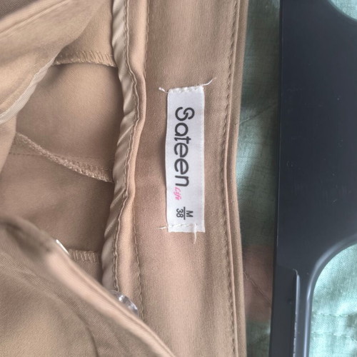 Beige pants used, slim fit, size M 38 10