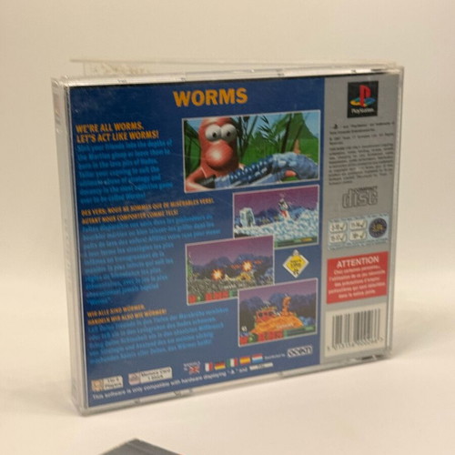 Worms PlayStation (PS1) used game
