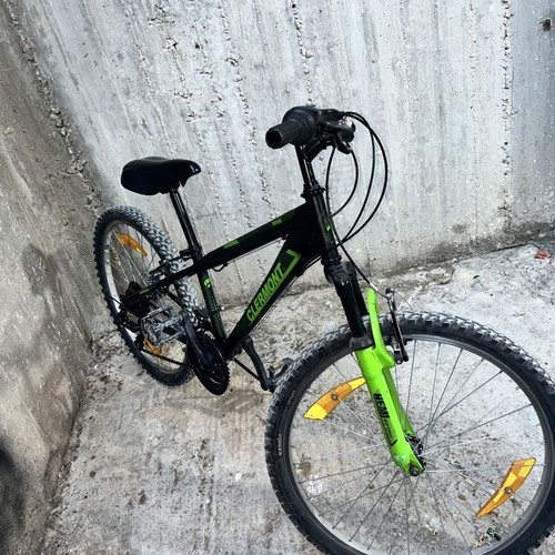 Clermont mountain bike 24 inch, black, men's