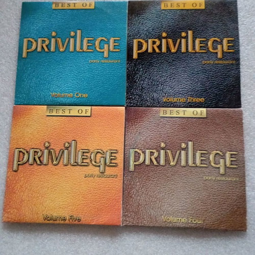 Best of Privilege 4 CD pack like new, electronic music
