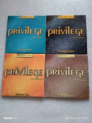 Πακέτο 4 CD Best of Privilege σαν καινούργιο, ηλεκτρονική μουσική