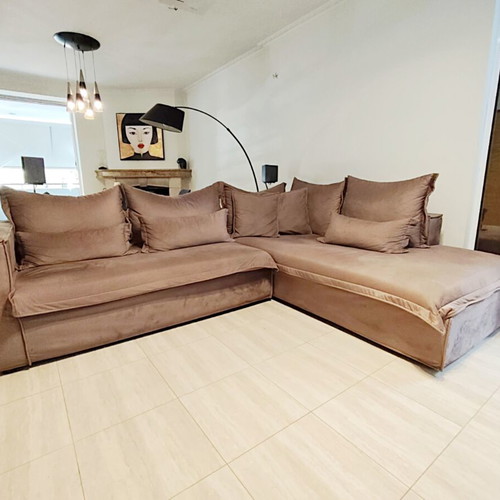 Factory Sofa Tinos corner sofa like new, 220x270 cm, Monolith fabric