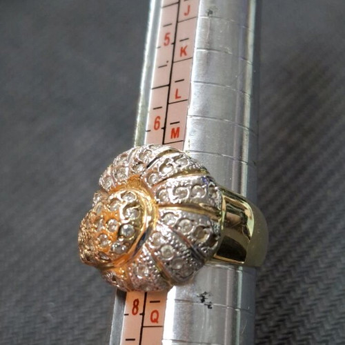 Gold ring 14 carat with 585 stamp, 7.6 grams, new