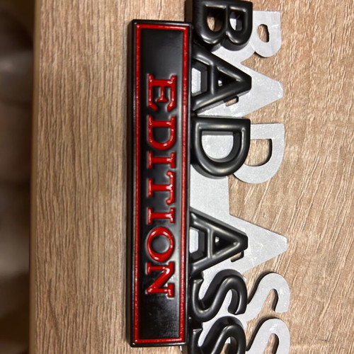 Badass iron sticker for car