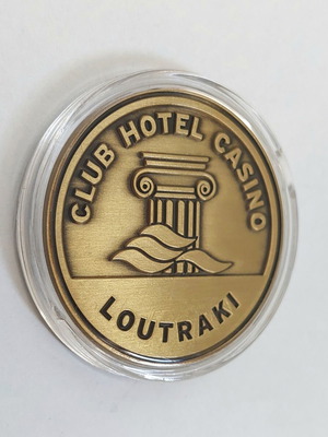 Συλλεκτικό μεταλλικό νόμισμα Club Hotel Casino Loutraki 30 χρόνια επέτειος