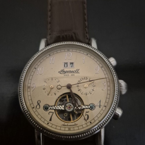 Ingersoll Richmond Limited Edition IN1800 automatic men's watch used, brown leather