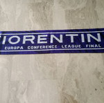 Fiorentina collectible scarf Conference League Final 2024 double-sided knitted new