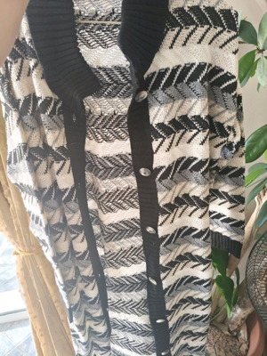 Moutaki cardigan like new, white, size L