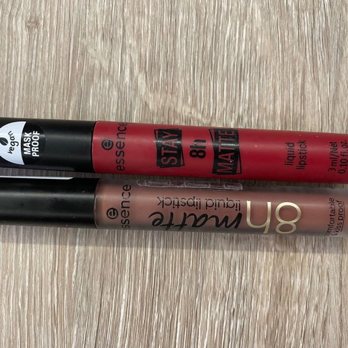 Essence lipsticks used, pack of 2