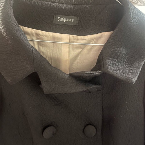 Jacket like new, short black, size S